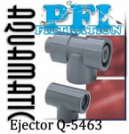 Aquamatic Ejector Q-5463 2 inch PVC Blue 1070376
